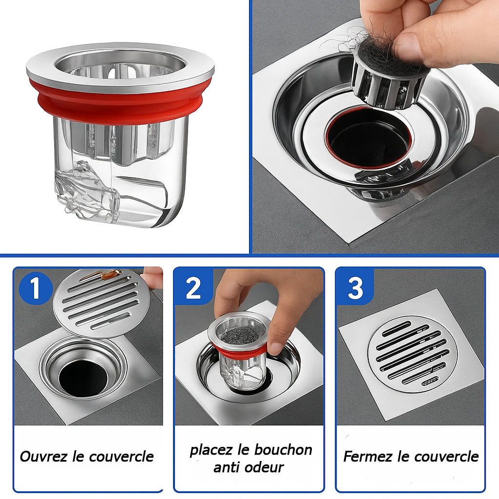 Bouchon Anti Odeur | 3 Pièces