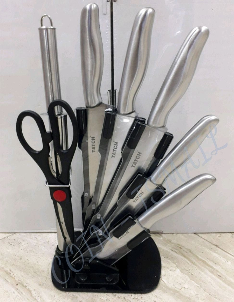 Set de couteaux en inox 7 pièces