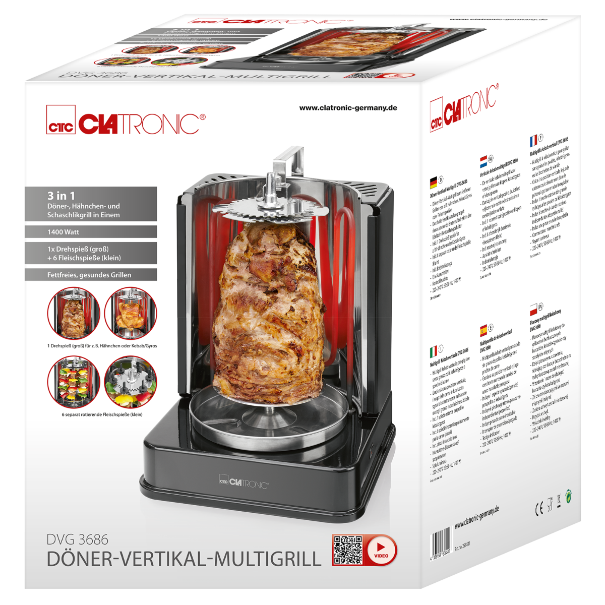 Kebab Vertical Multi-Grill